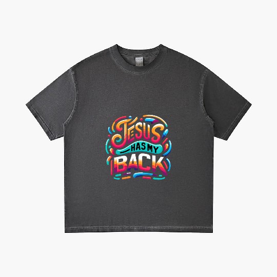 Jesus Has My Back 24 Gradient T Shirts