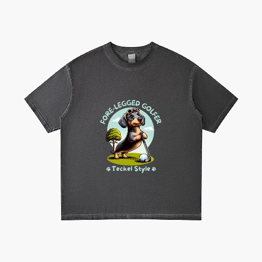 Cute Teckel, dachshund lover and golfers Gradient T Shirts