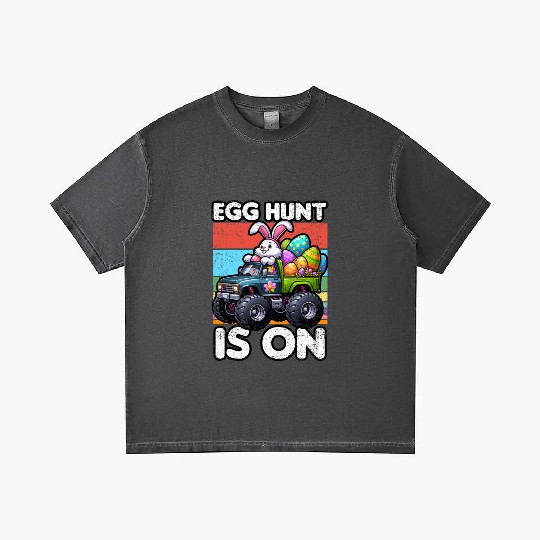 EGG HUNT IS ON EASTER Gradient T Shirts