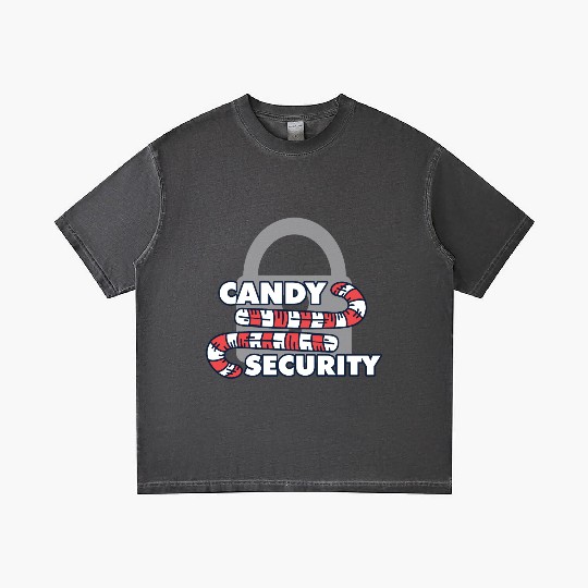Candy Security Mom Dad Matching Birthday Costume Gradient T Shirts