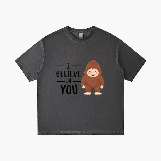 Believe in Bigfoot!"  D83C DF32 D83D DC63 Gradient T Shirts
