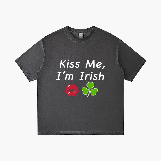 St Patricks Kiss Me I'm Irish Trendy Baby Gradient T Shirts, Y2k