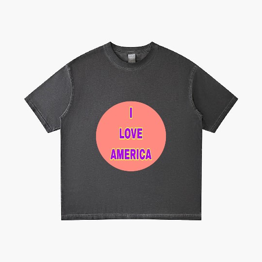 I LOVE AMERICA SUPER QUALITY Gradient T Shirts
