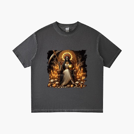 La Santa Muerte Saint Death Gradient T Shirts