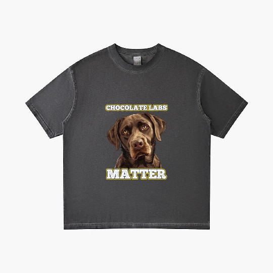 Brown Labrador CHOCOLATE LABS MATTER Labrador Gradient T Shirts