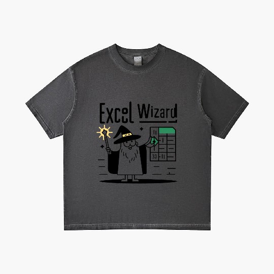 excel wizad funny accountant, bookkeeper and audit Gradient T Shirts