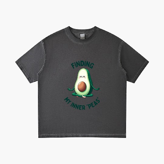 Avocado Yoga - Finding My Inner 'Peas' Gradient T Shirts