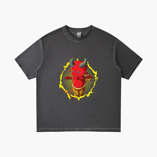 The Little Baby Devil With Trident Gradient T Shirts