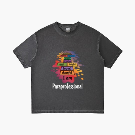 Paraprofessional Teacher Assistant Aide Gradient T Shirts