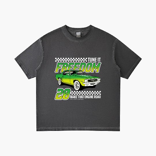 Racing OLD car illustrated | muscle car Gradient T Shirts