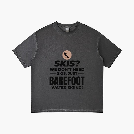 Barefoot Water Skiing Extreme Sports Barefooting Gradient T Shirts