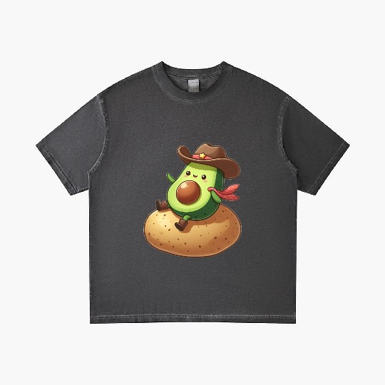 Avocado Cowboy Potato Rider Gradient T Shirts