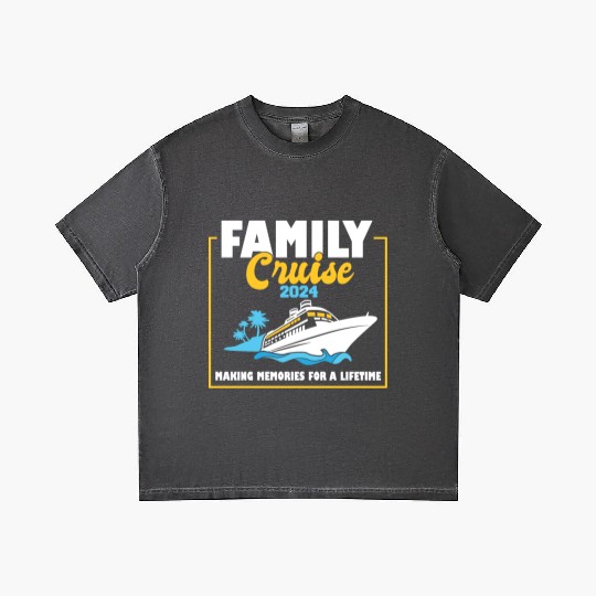 Family Cruise 2024 Voyage Cruising Tour Matching Gradient T Shirts