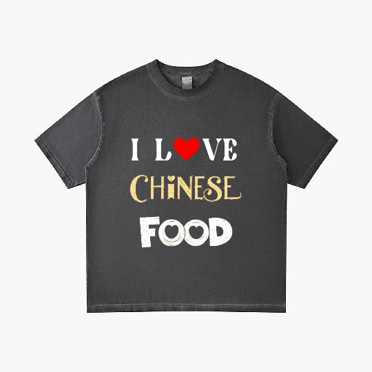 I Love Chinese Food Gradient T Shirts