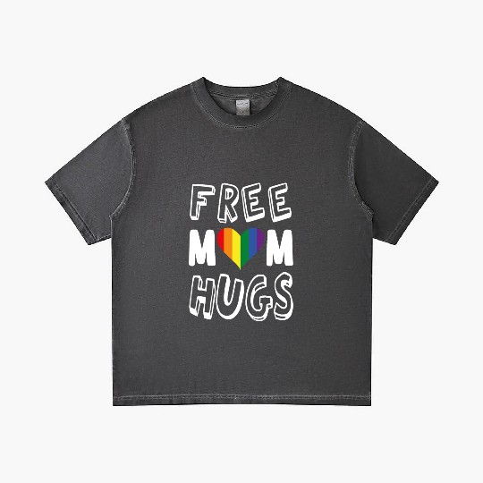 Free Mom Hugs Lesbian Gradient T Shirts