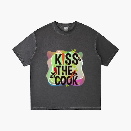 Vector Cartoon Kiss The Cook Carrot Metaphor Art Gradient T Shirts