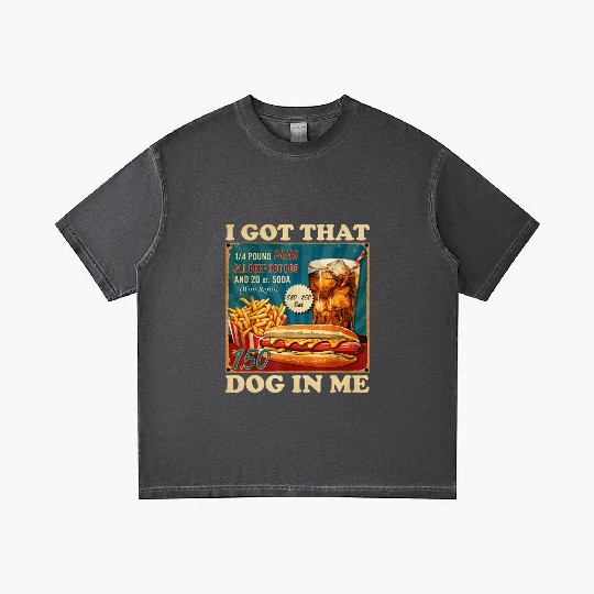 I Got That Dog In Me, Funny Hot Dogs Combo 4th Gradient T Shirts
