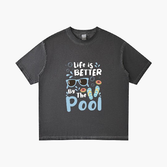 Pool Summer Pool Party Gradient T Shirts