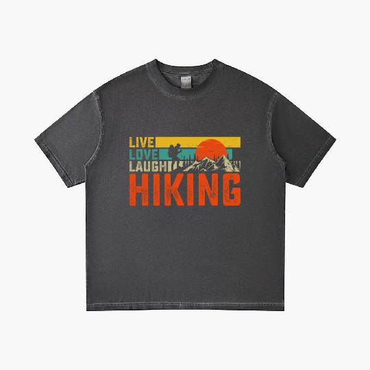 Live love laugh hiking Gradient T Shirts