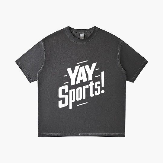 Yay Sports Funny Sarcastic Saying Slogan Gradient T Shirts