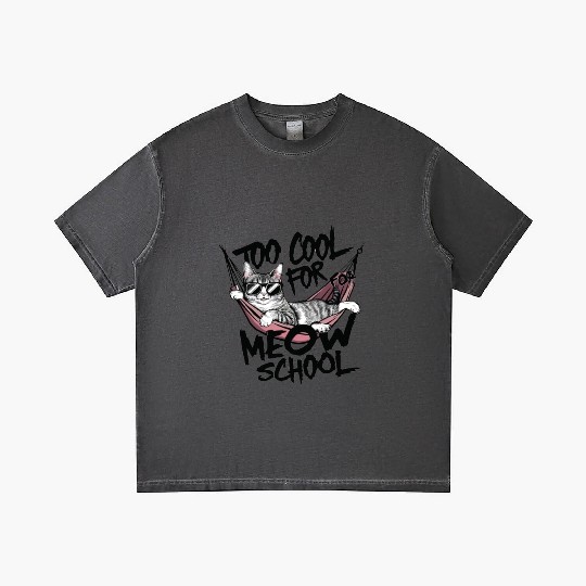 Too cool for meow school Gradient T Shirts