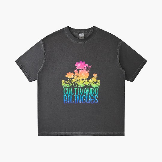 Cultivando Bilingües Spanish Teacher Gradient T Shirts