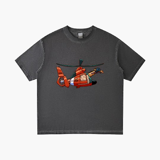 US Coast Guard Giraffe Tyler Gradient T Shirts