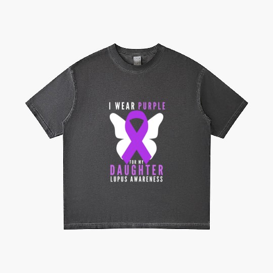 I wear purple for my daughter lupus awareness Gradient T Shirts