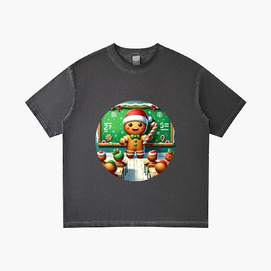 Gingerbread Teach's Yuletide Class Gradient T Shirts