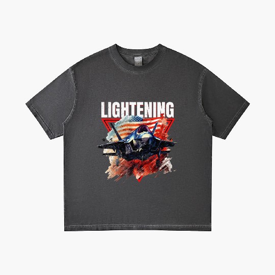 F35 Lightning Fighter Jet Plane Veteran Military Gradient T Shirts