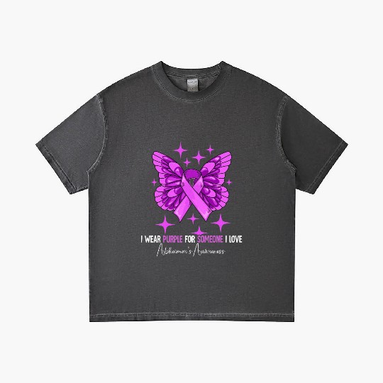 I Wear Purple Alzheimer's Awareness Gradient T Shirts