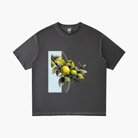 Green and yellow lemon Gradient T Shirts