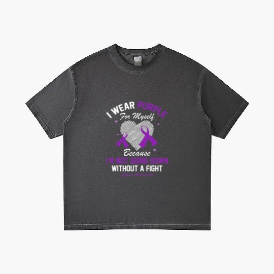 I Wear Purple For Myself Lupus Awareness Heart Gradient T Shirts