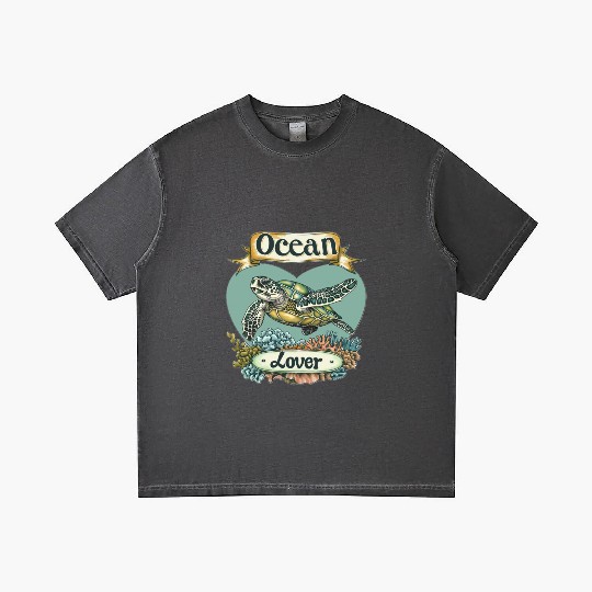 Ocean Lover Sea Turtle Gradient T Shirts