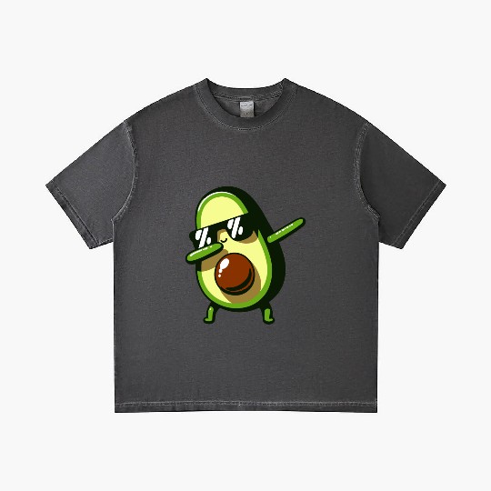 Dabbing Avocado Funny Vegan Gradient T Shirts