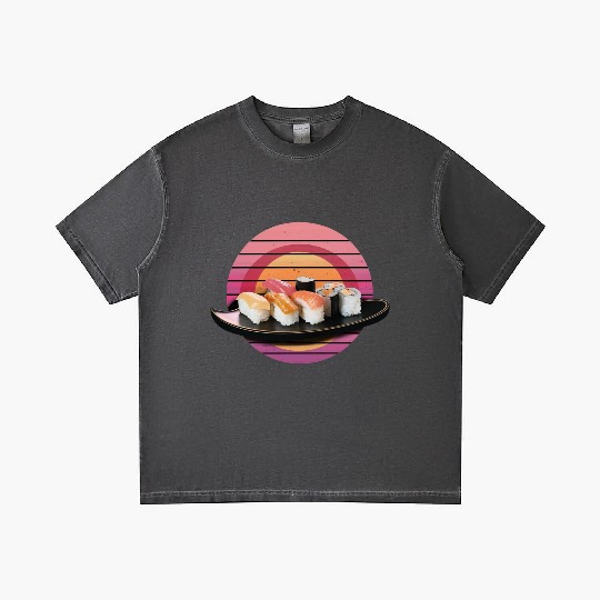Retro sushi Gradient T Shirts