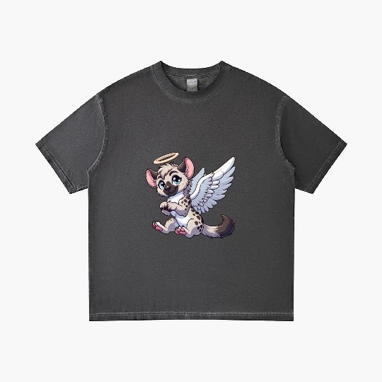 Hyena angel wings halo Gradient T Shirts