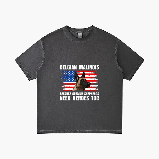 BELGIAN MALINOIS GERMAN SHEPHERDS NEED HEROS TOO Gradient T Shirts