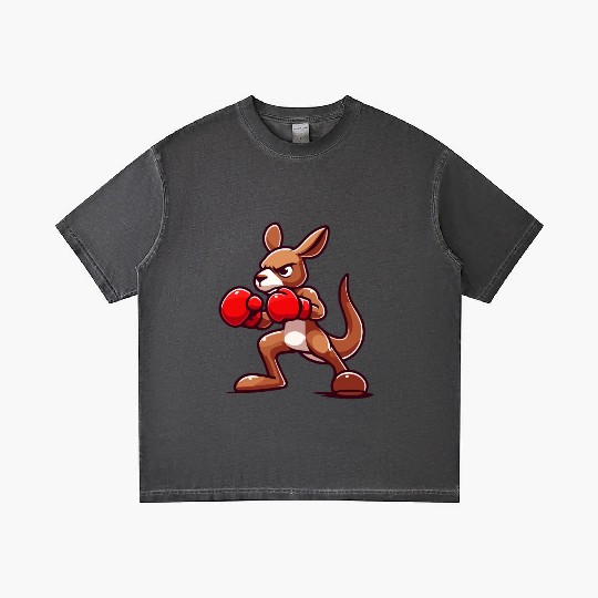 Ring Champ Kangaroo: Boxing Bound Gradient T Shirts