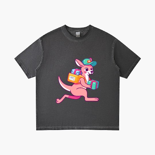 Speedy Delivery: Kangaroo Courier Gradient T Shirts