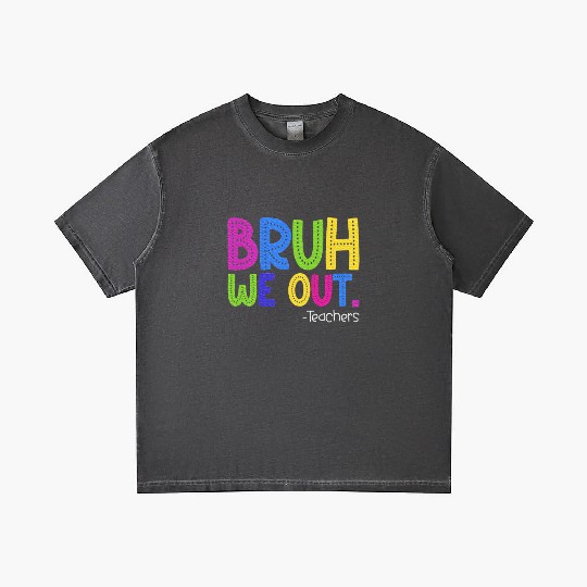 End Of School Year Teacher Summer Bruh Gradient T Shirts