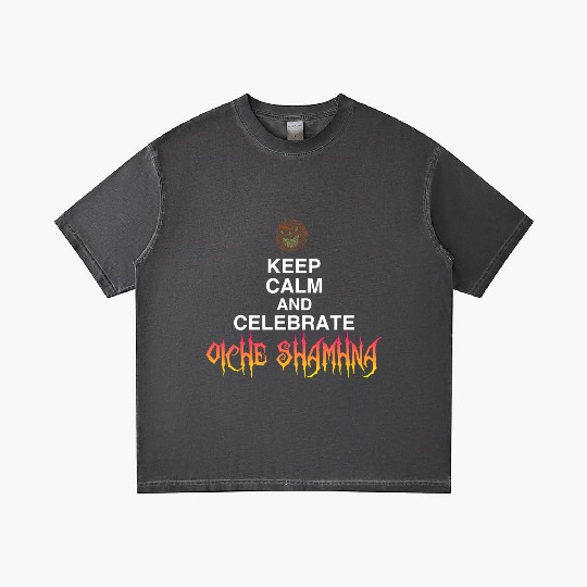 Keep Calm And Celebrate Oíche Shamhna Halloween Gradient T Shirts