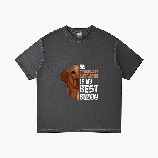 Labrador Dog My Chocolate Labrador my Best Buddy Gradient T Shirts