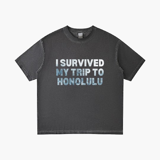 My Trip Traveler Vacation Honolulu Gradient T Shirts