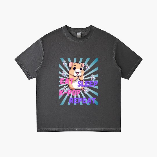 K Pop Gradient T Shirts - kawaii k-pop hamster - cute kpop