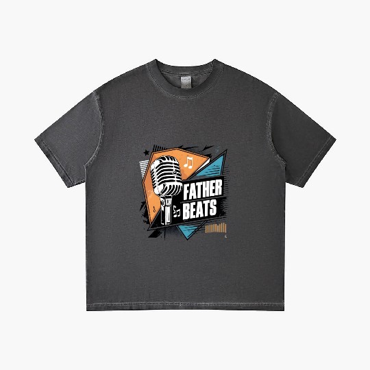 Father beats old school vybz and finish for father Gradient T Shirts