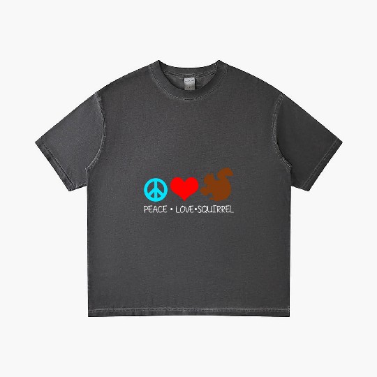 Peace Love Squirrels Cool Chipmunks Animal Lover Gradient T Shirts