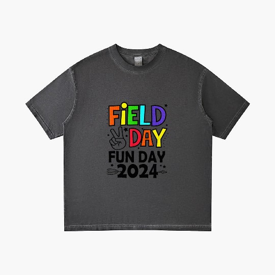 Field Day Fun Day For Teacher Field Day Gradient T Shirts