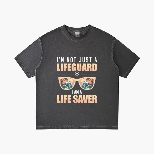 Lifeguard Outdoor Pool Water Swimming Instructor Gradient T Shirts