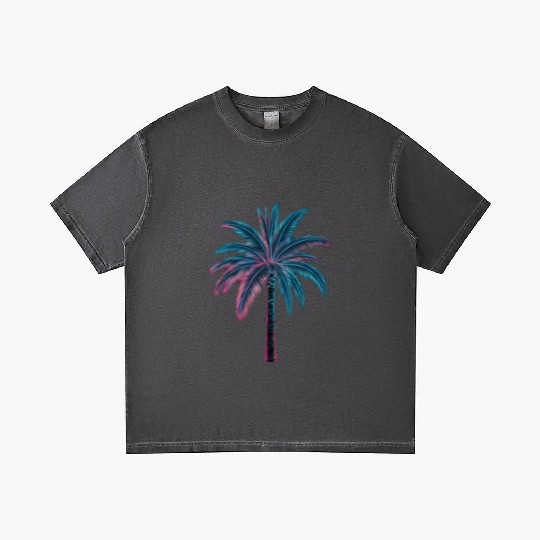 Vaporwave palm tree Gradient T Shirts